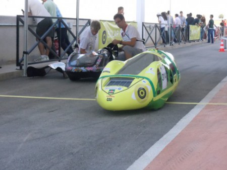 Lilian sur la ligne de départ